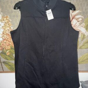 J. Jill Black Sleeveless Vest